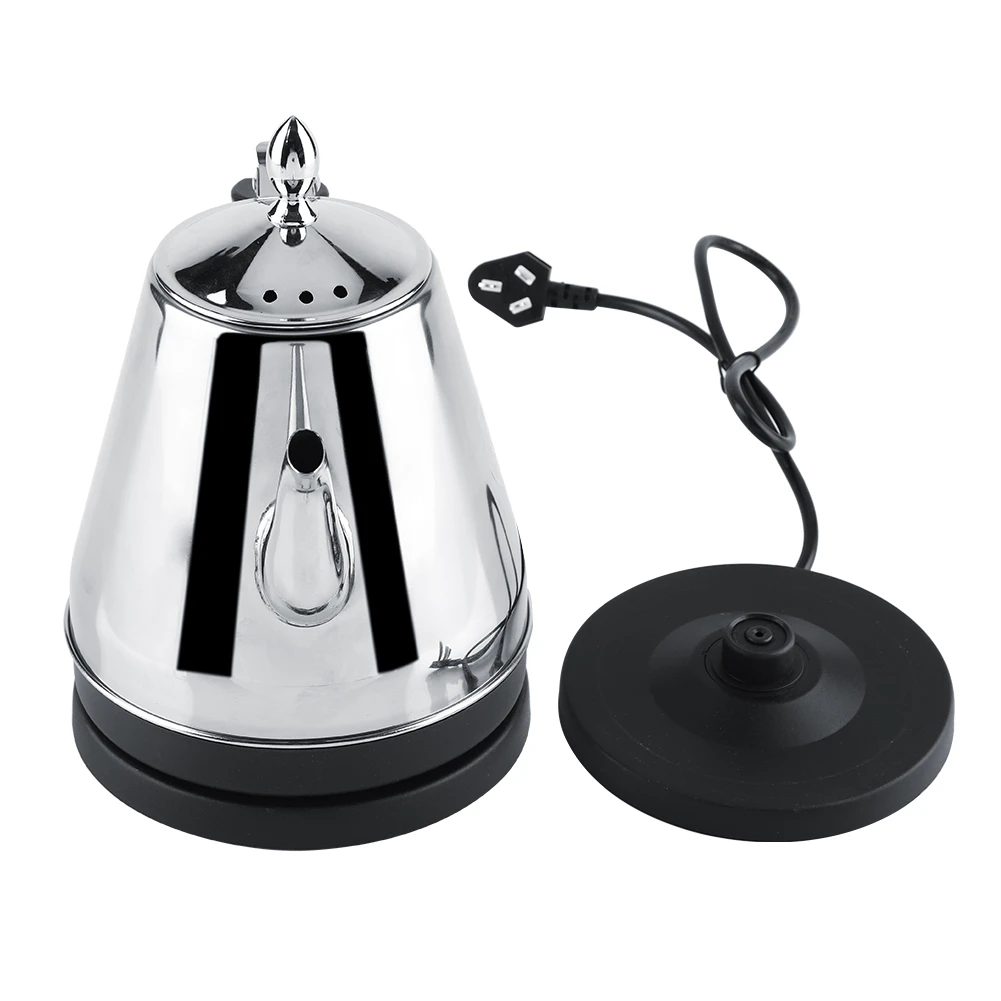 1L Stainless Steel Electric Kettle Fast Water Heating Boiling Pot