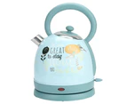 1.7L Large Capacity Beautiful Pattern Electric Kettle Hot Water Heating Kettle Au Plug 220-240V