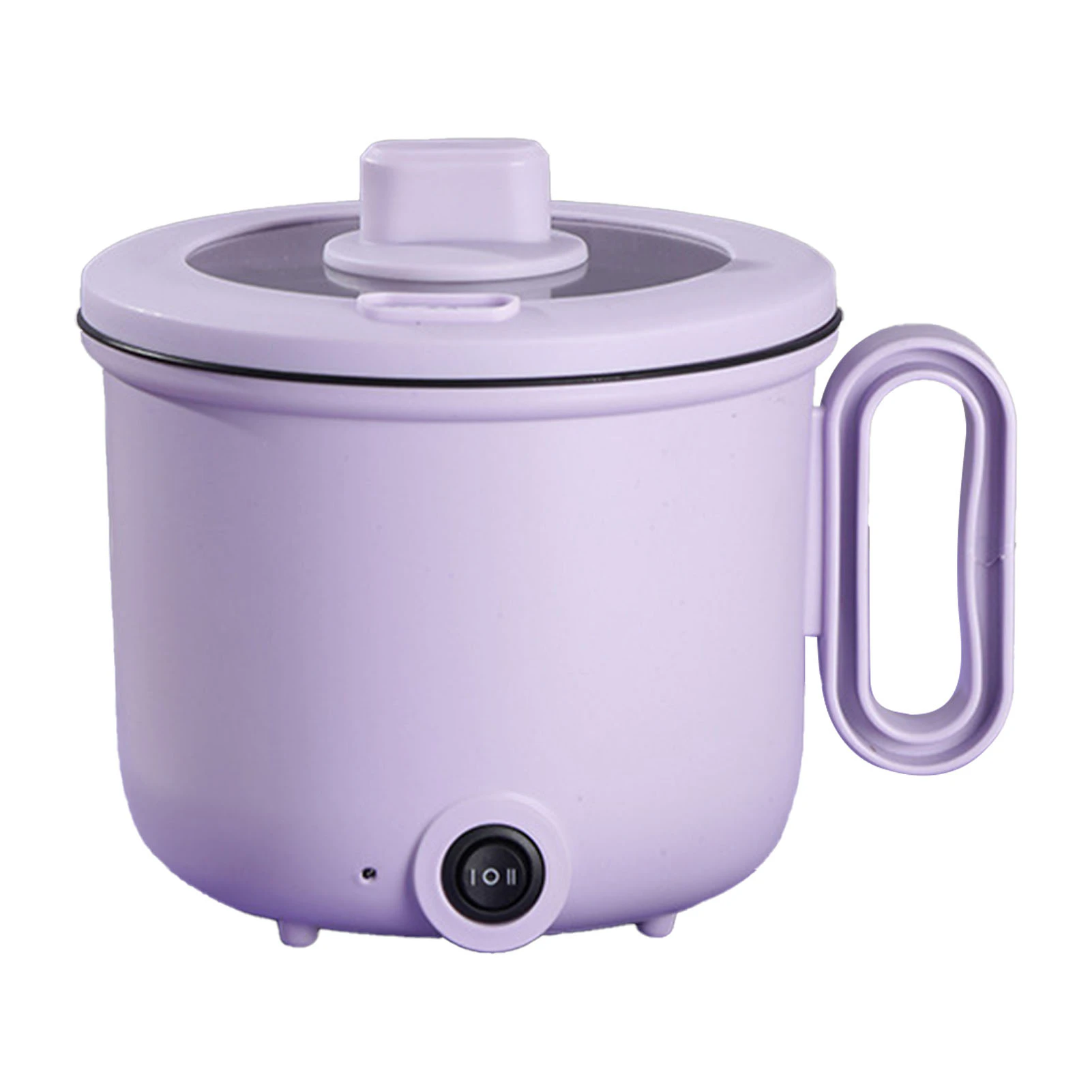 Electric Cooking Pot 1.5L Coated Anti Scald Handle Clear Lid Multifunction Electric Cooker For Home Dormitory Party Au Plug 220V