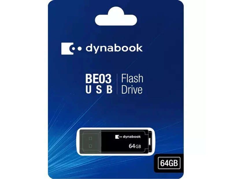 Dynabook BE03 64GB USB 3.0 Flash Drive - Jet Black