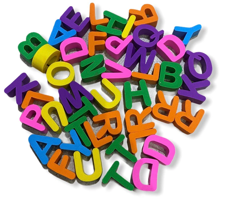 Alphabet Erasers