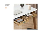 Foret Modern Minimalist PC Desk Built in Drawers Office Home Laptop Study Table