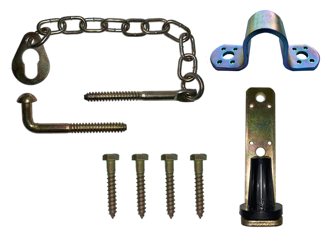 Ezy Fix Gate Hinge Set With Mushroom Latch