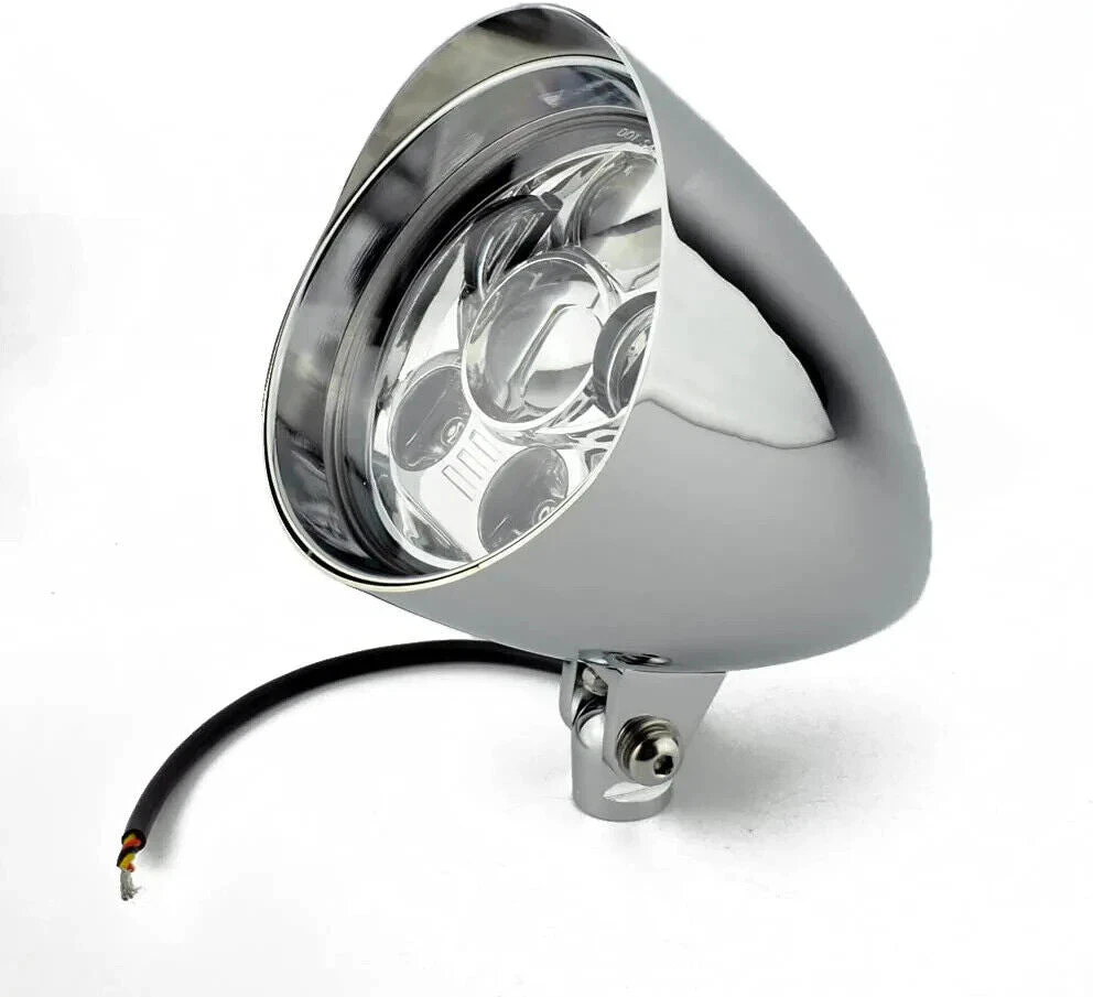 5.75 Chrome Led Daymaker Bullet Headlight Harley Sportster Dyna Softail Xl