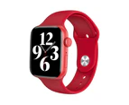 Waterproof Bluetooth Smart Watch Activity Fitness Tracker For All Smart Phones Apple Iphone Samsung Android Ios Watch (fitbit Versa Style) - Red