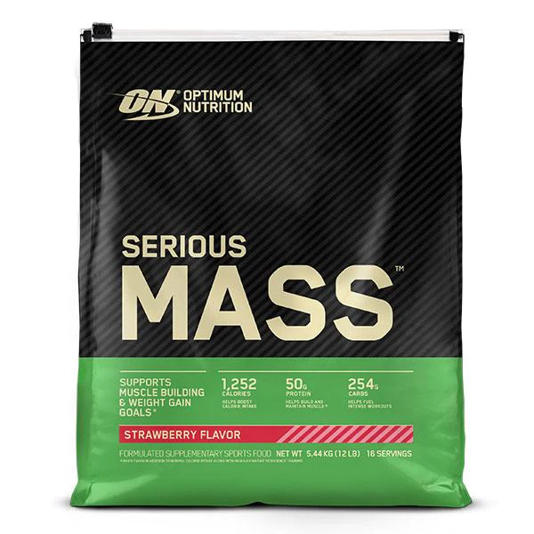 Optimum Nutrition Serious Mass Gainer Protein Powder - Strawberry