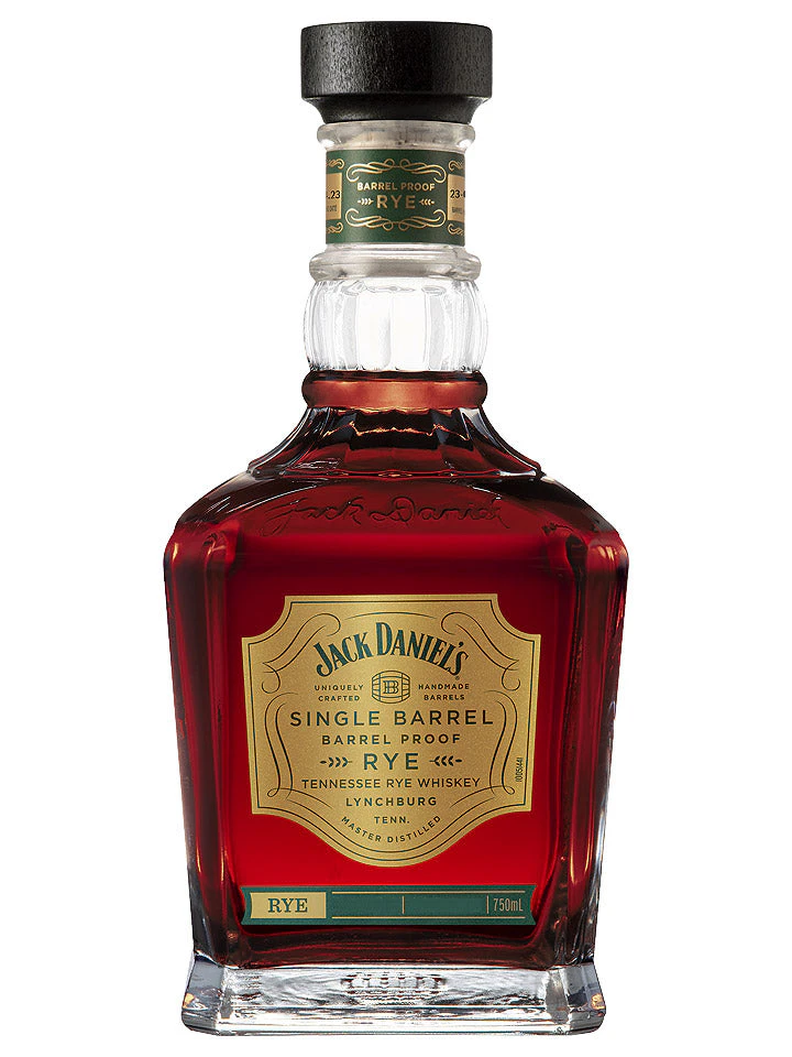 Jack Daniels Single Barrel Barrel Proof Rye 66.20% Tennessee Whiskey 750ml