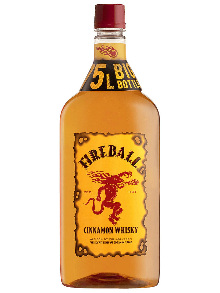 Fireball Cinnamon Flavoured Canadian Whisky 1.75l