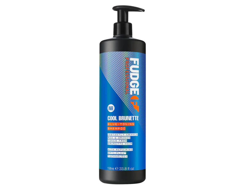 Fudge Cool Brunette Blue Toning Shampoo 1l