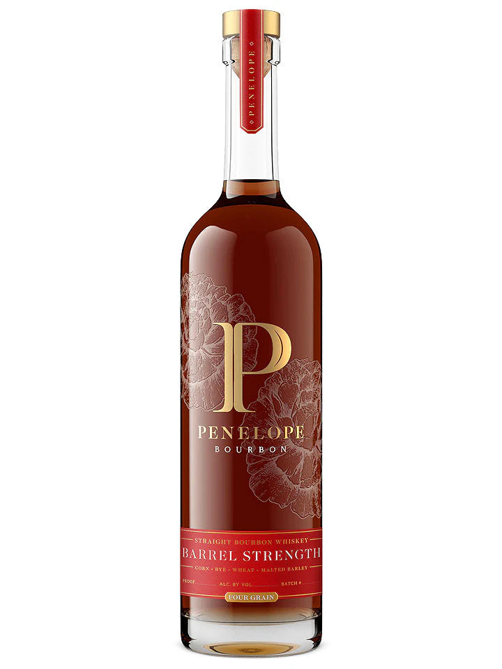 Penelope Four Grain Barrel Strength Straight Bourbon Whiskey 750ml