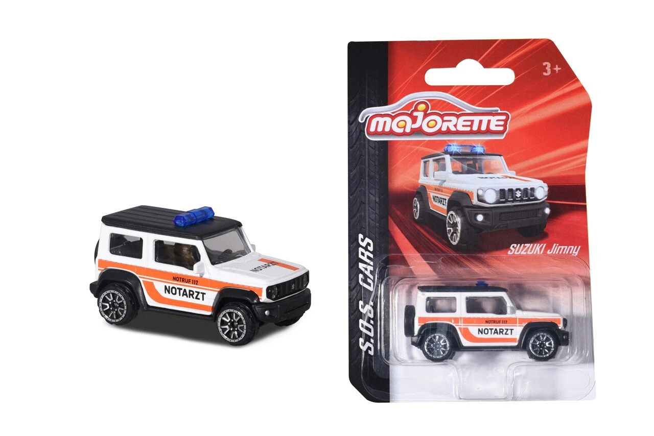 Majorette S.o.s Series Suzuki Jimny Notarzt Emergency Rescue