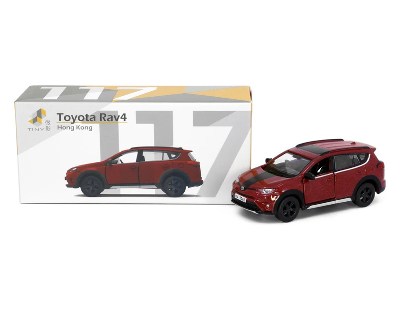 Tiny City Die Cast Model Car – Toyota Rav4 Red #117