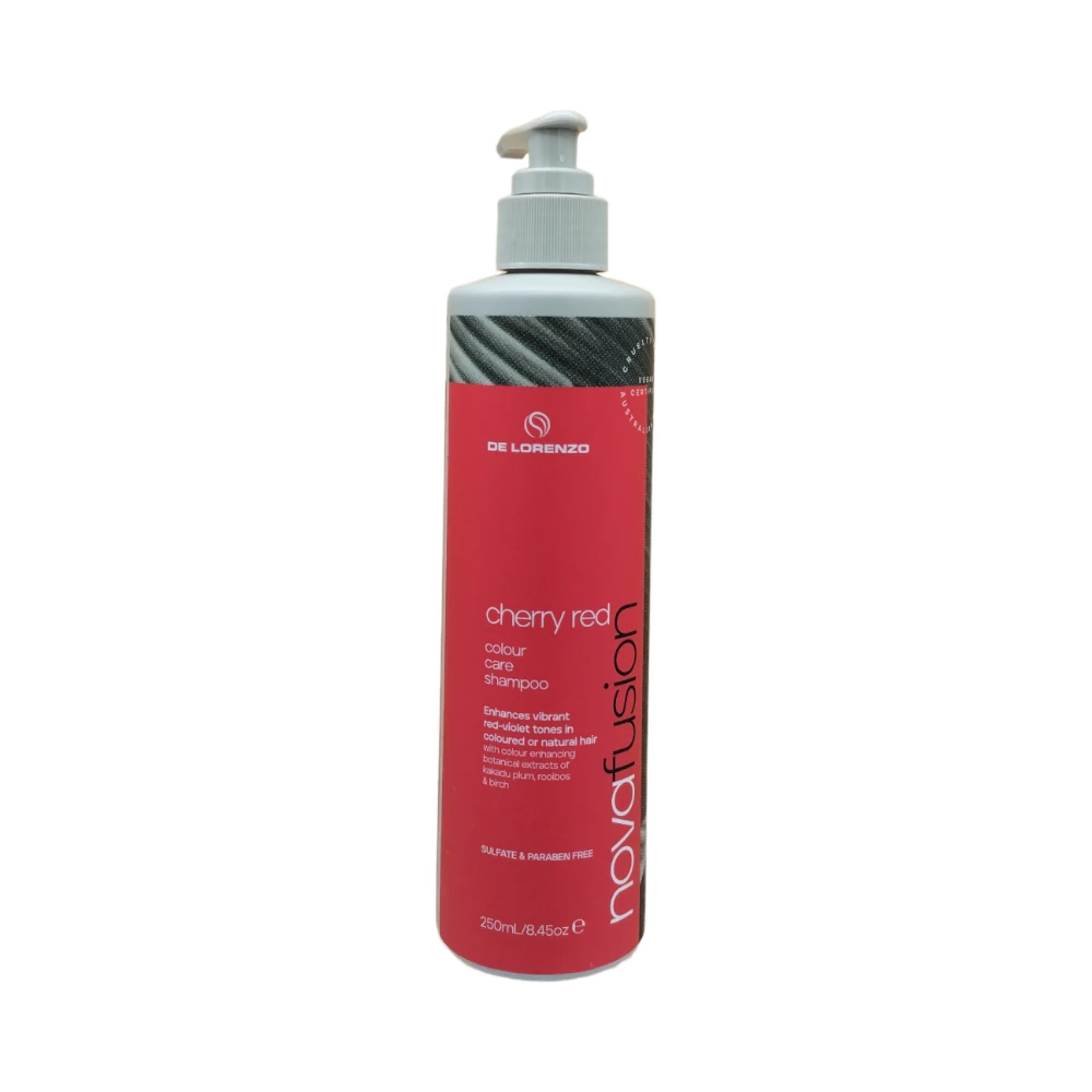 De Lorenzo Novafusion Colour Care Shampoo - Cherry Red