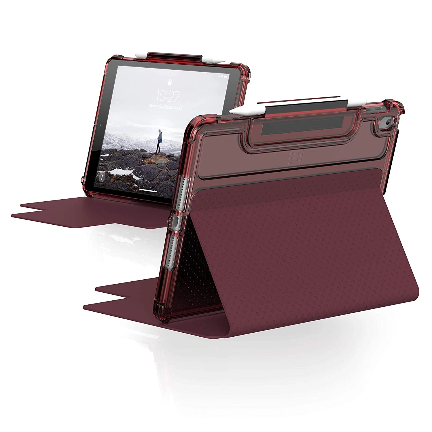 Uag Lucent Case For Apple Ipad 10.2 Aubergine/dusty Rose