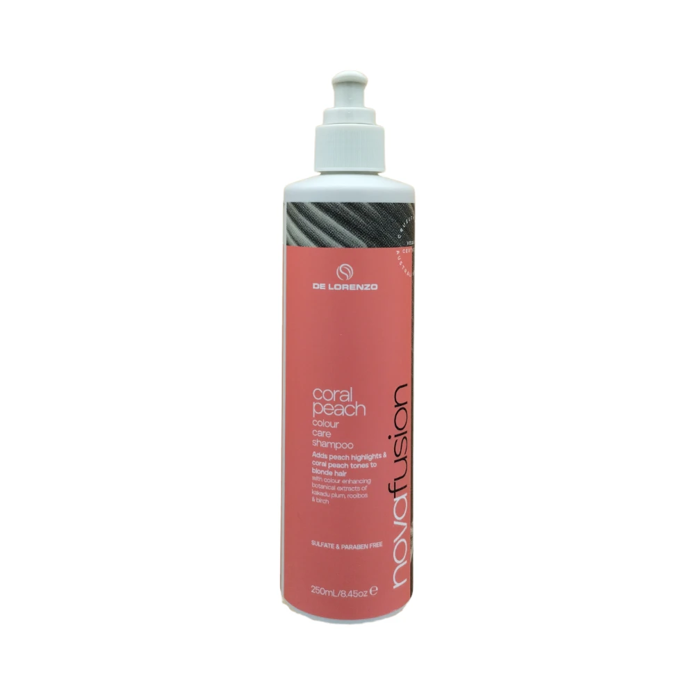 De Lorenzo Novafusion Colour Care Shampoo - Coral Peach