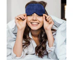 Softouch 100% Silk Sleep Eye Mask - Navy