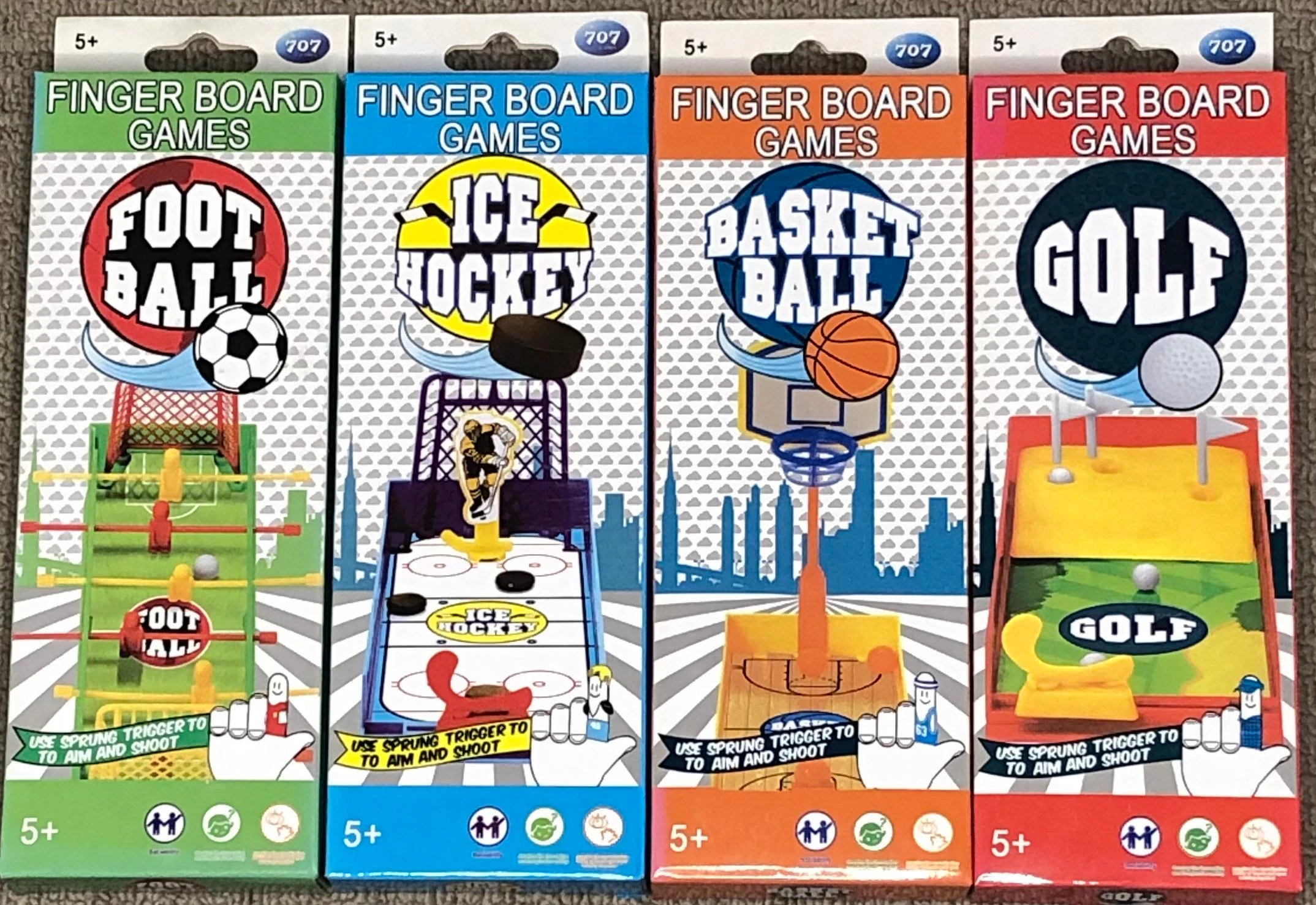 Sport Finger Board Games 4 In Set