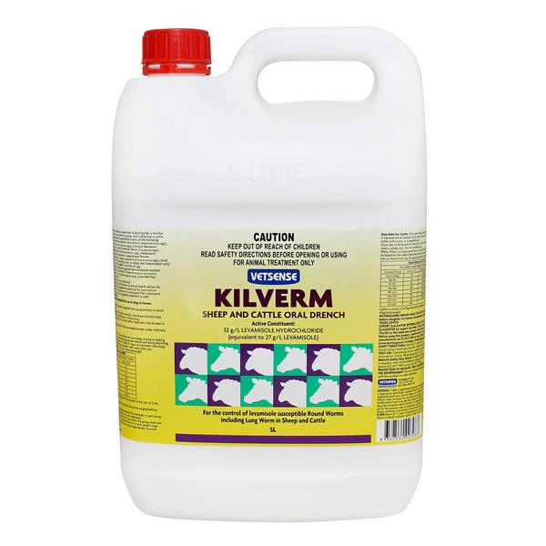 Vetsense Kilverm Sheep And Cattle Wormer 5l