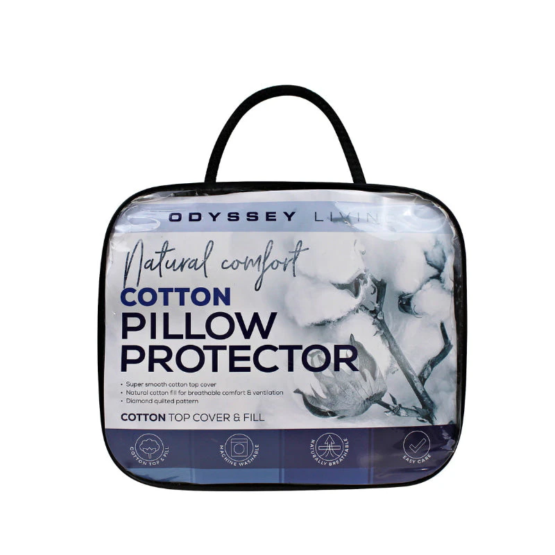 Odyssey Living Cotton Quilted Pillow Protector