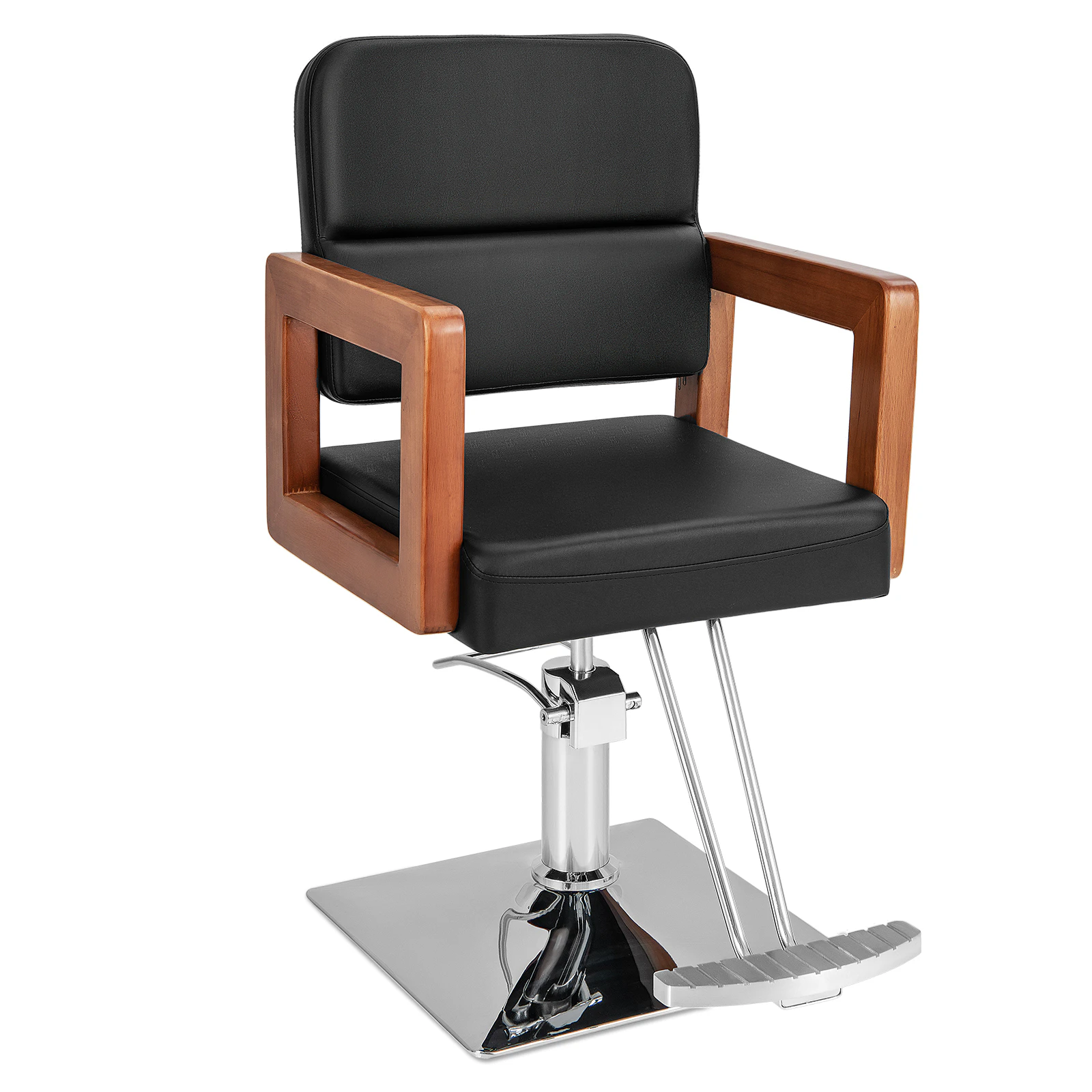 Giantex Barber Chair Hydraulic Salon Chair Heavy Duty Armchair Height Adjustable w/Footrest