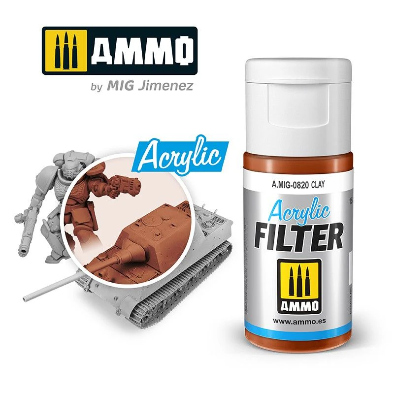 Lc Ammo By Mig Acrylic Filter Clay