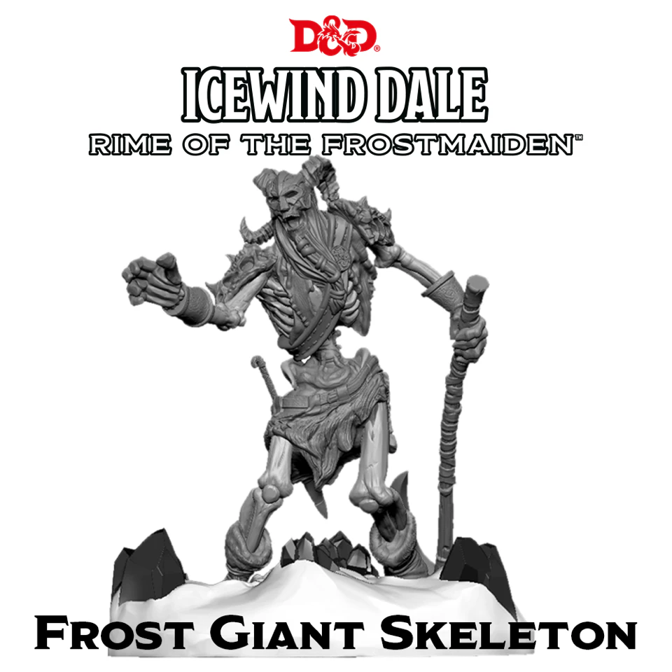 Lc D&d Icewind Dale Rime Of The Frostmaiden Frost Giant Skeleton