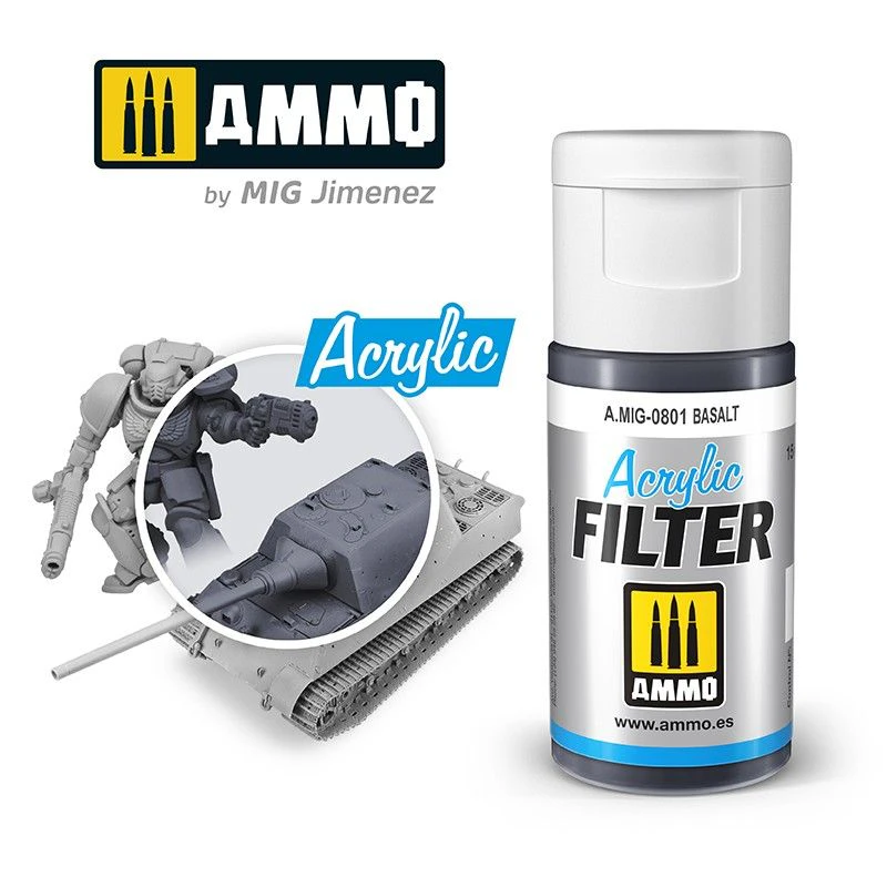 Lc Ammo By Mig Acrylic Filter Basalt