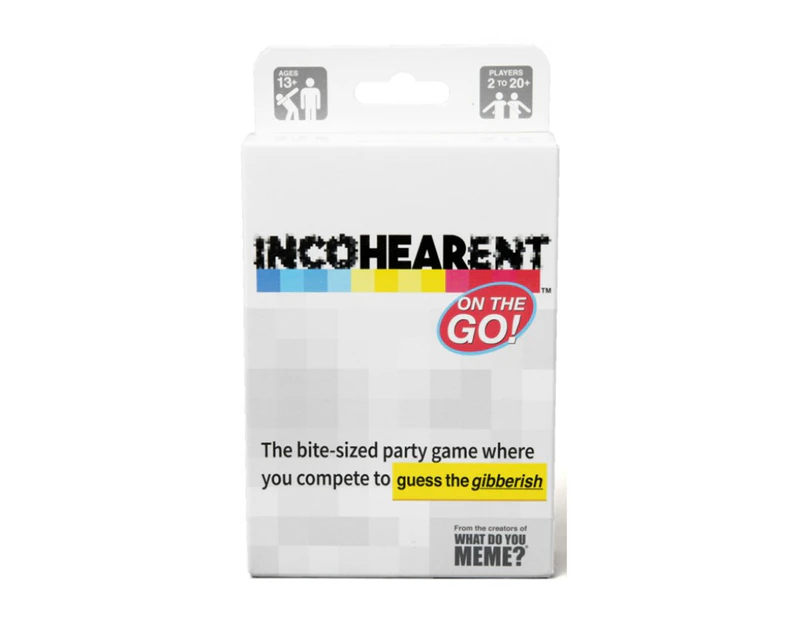 What Do You Meme Incohearent Travel 2-20 Player Adult Fun Party Card Game 17+