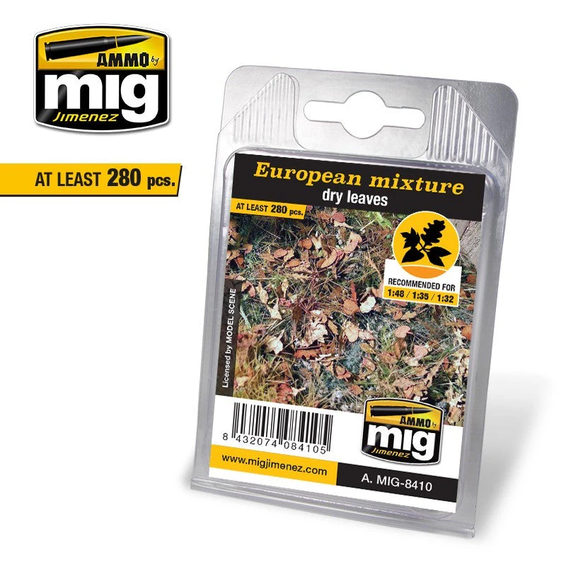 Ammo By Mig Dioramas Leaves European Mixture Dry Leaves