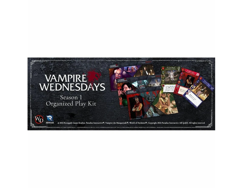 Vampire: The Masquerade Rivals Expandable Card Game Organized Play Kit Season 1.5 Board Game