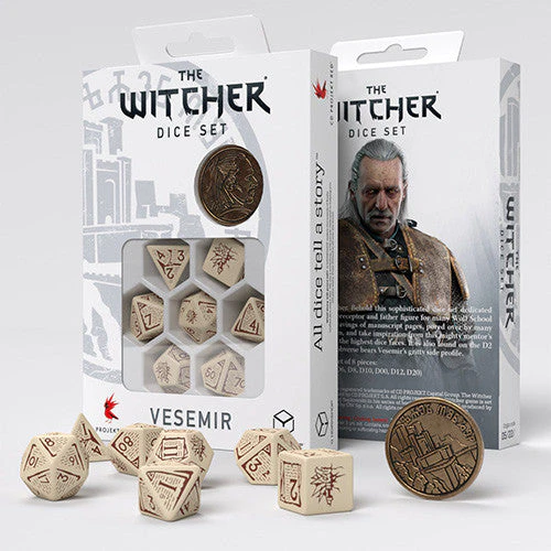 Witcher Dice Set Vesemir The Old Wolf