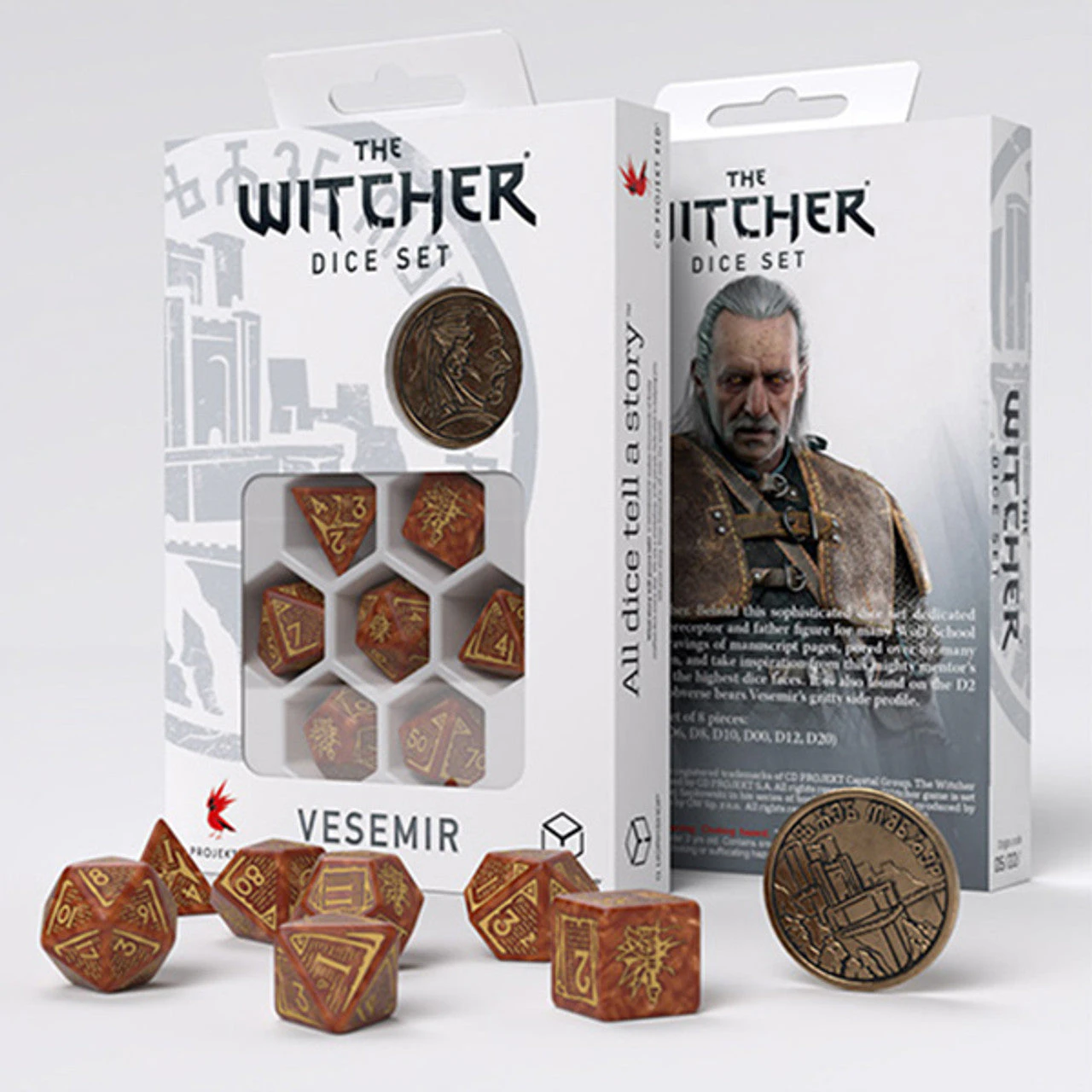 Witcher Dice Set Vesemir Wise Witcher