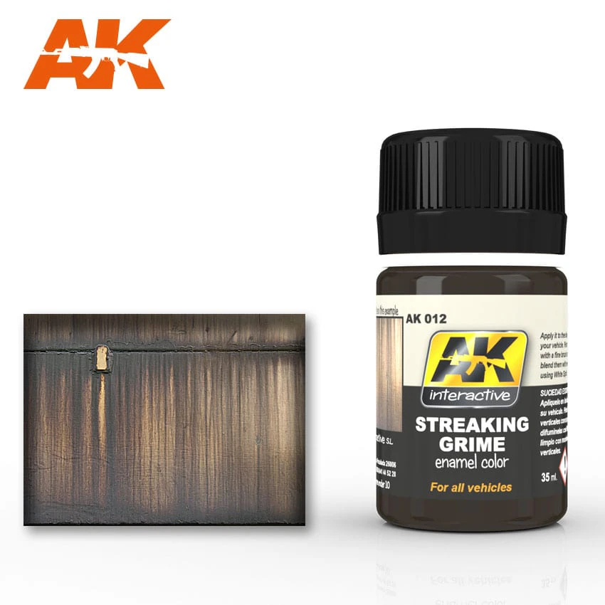 Ak Interactive Weathering Products Streaking Grime General