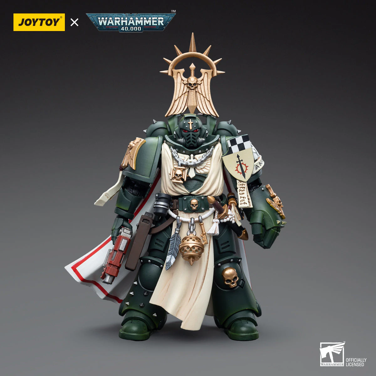 Warhammer Collectibles: 1/18 Scale Dark Angels Master With Power Fist