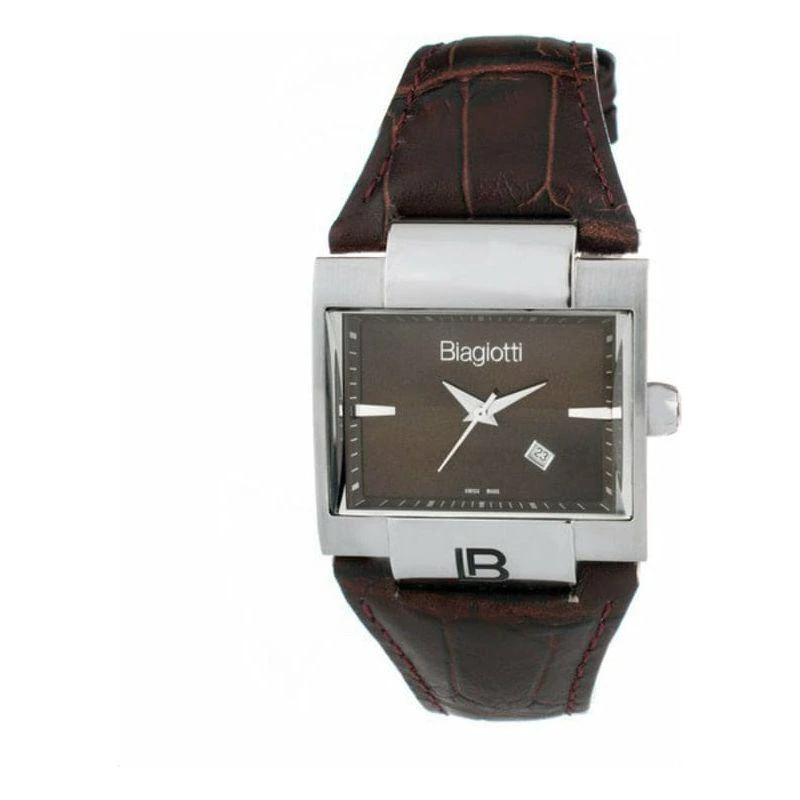 Laura Biagiotti Lb0034m 04 Men's Brown Leather Quartz Watch (Ø 35 Mm)