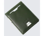 Yamba Wallet I Green Vegan Leather Slim Bifold Wallet With Money Clip And Coin Pocket For Men