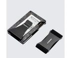 Lorne Forged Carbon Wallet I Matte Red Model Lw 001 Men's Carbon Fiber Card Holder