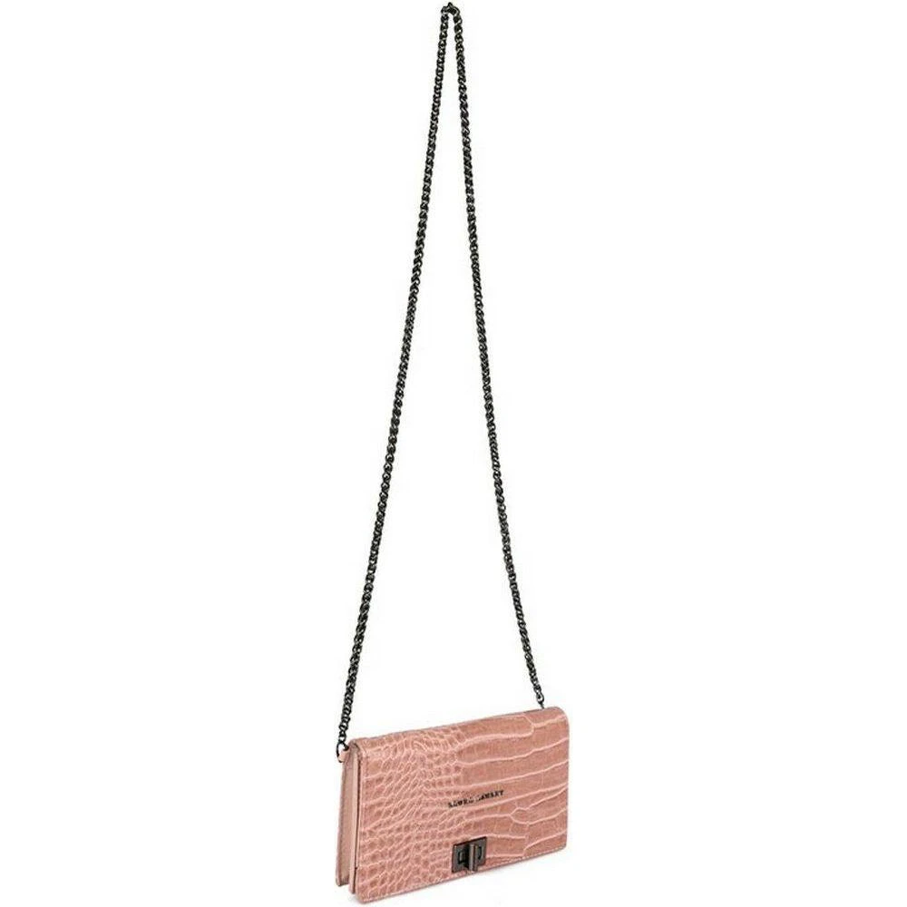 Laura Ashley Duthie Croco Powder Pink Synthetic Women's Handbag (model Duthie Croco Powder)