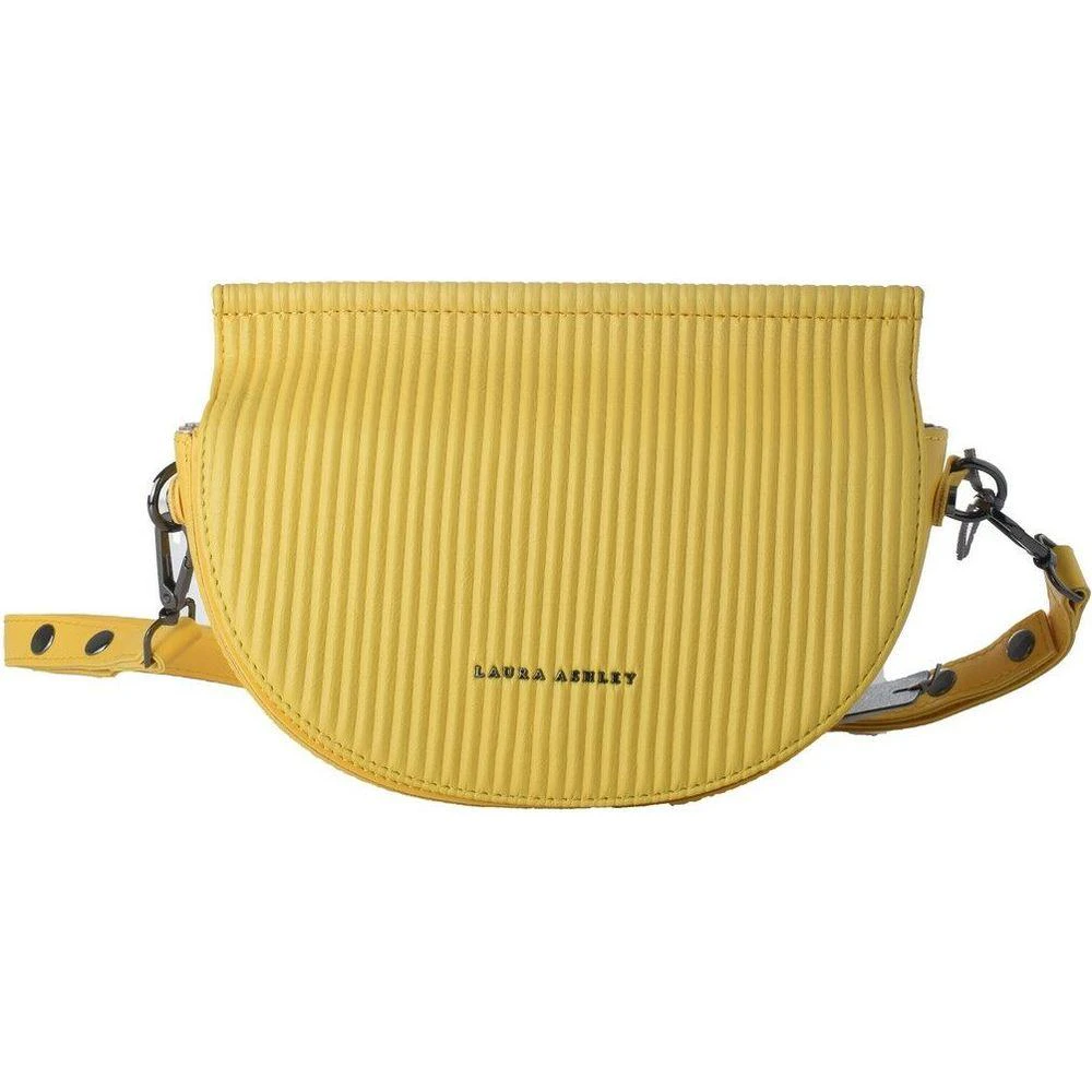 Laura Ashley Band Yellow Women's Synthetic Handbag Model Band Yellow, Yellow (23 X 15 X 9 Cm)