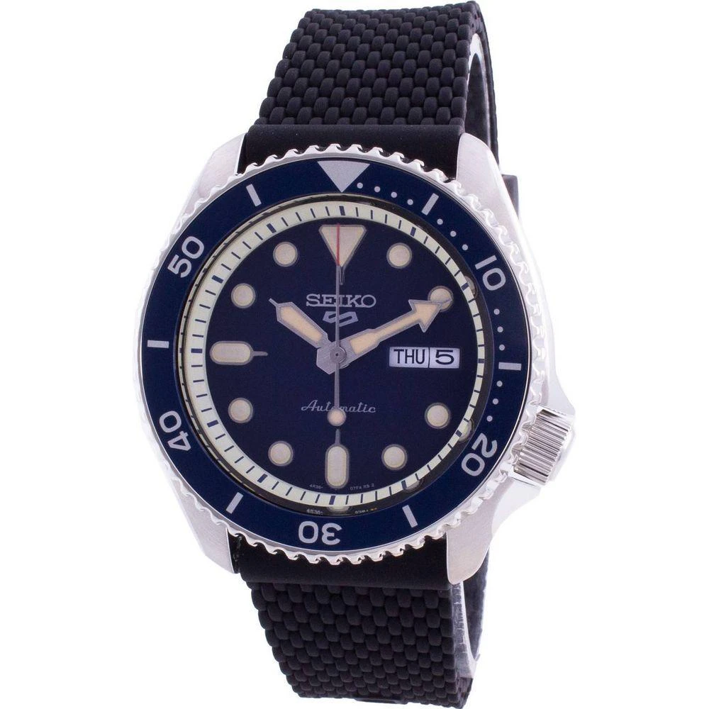 Seiko 5 Sports Srpd71k2 100m Men's Blue Dial Automatic Watch The Epitome Of Style And Precision