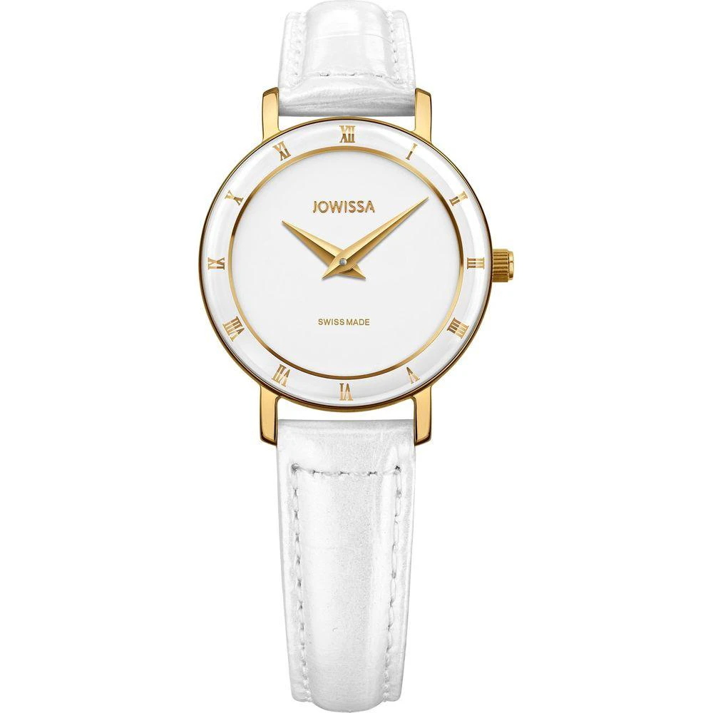 Roma Swiss Ladies Watch J2.276.s Elegant Gold And White Minimalist Timepiece For Women