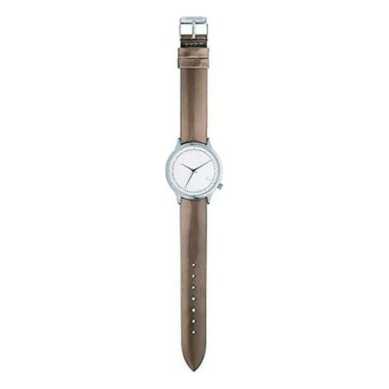 Komono Kom W2857 Women's White Leather Watch Strap Elegant Replacement Band For Timeless Style