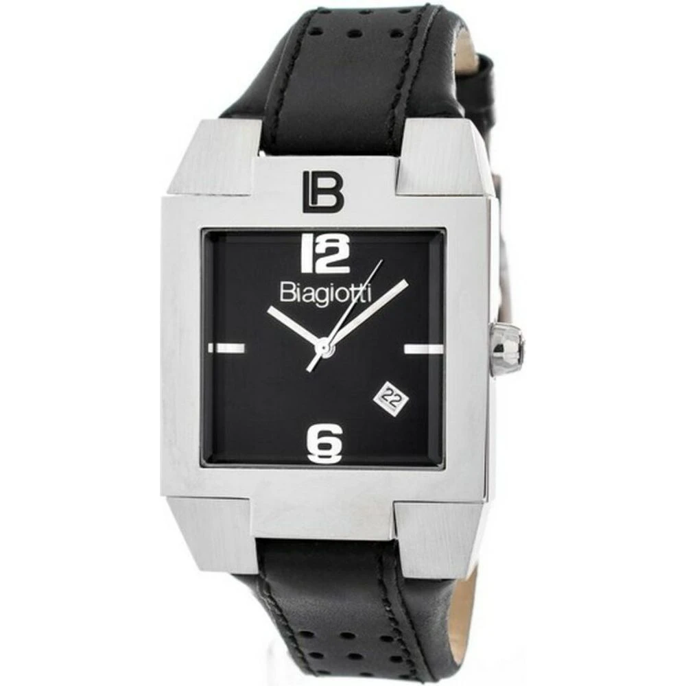 Laura Biagiotti Men's Watch Lb0035m Ne Stainless Steel Quartz Leather Watch