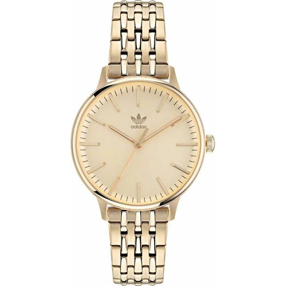 Golden Stainless Steel Bracelet For Women's 35mm Quartz Movement Watch