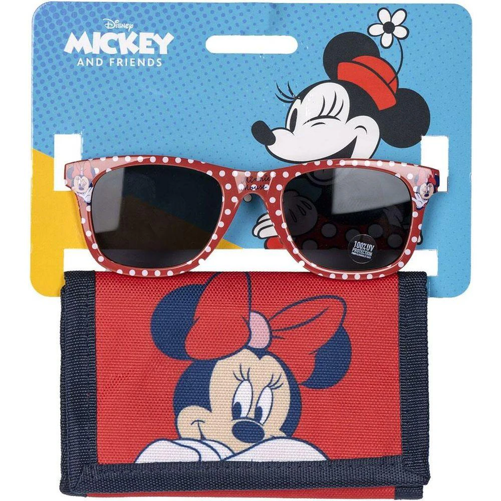 Introducing The Minnie Mouse Children's Sunglasses And Wallet Set In Red Model Mm 2p R.