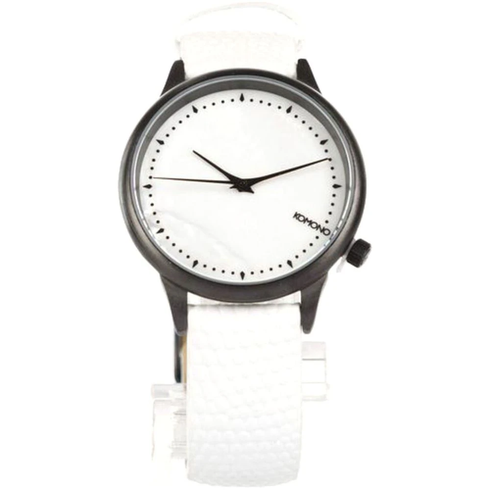 Komono Ladies' Watch Kom W2701 Ø 36mm Black And White Leather Quartz Watch For Women