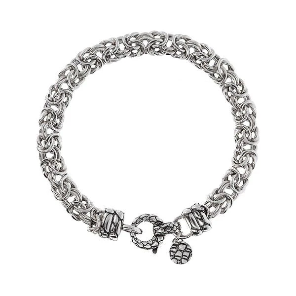 Ethereal Elegance Sterling Silver Bracelet By Albert M. Jewels