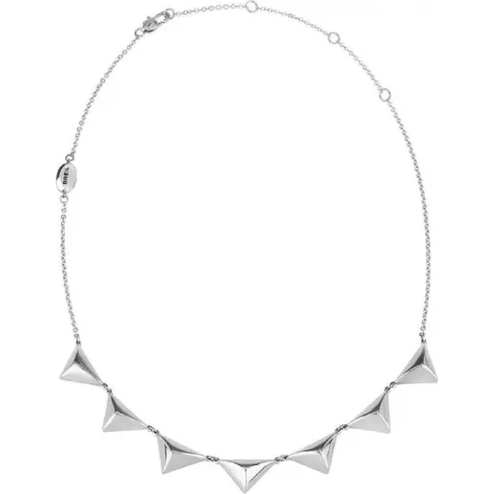 Elegant Grey Stainless Steel Necklace Ladies' Necklace Breil Tj2591 60 Cm