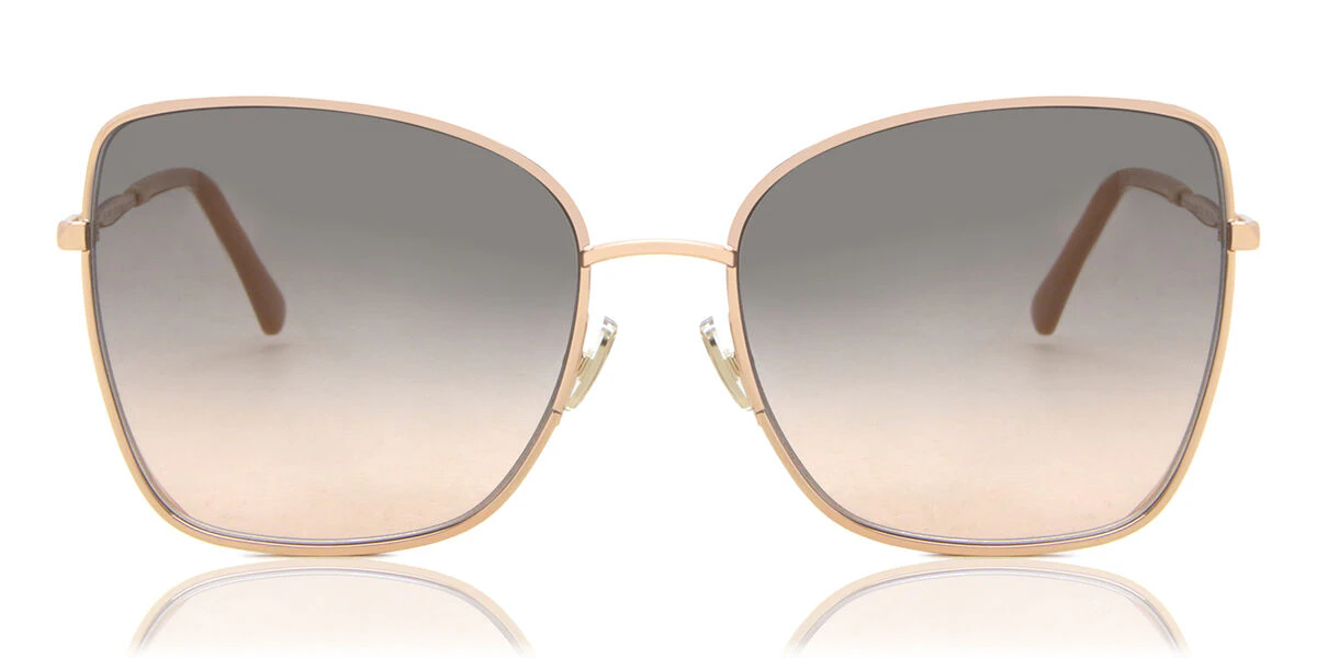 Jimmy Choo Sunglasses ALEXIS/S PY3 FF Copper Gold Nude Grey Fuchsia