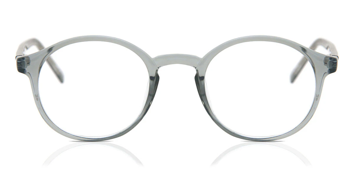 SmartBuy Collection Potocraks Round Eyeglasses Acetate Light Grey